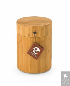 bamboo biodegradable burial urn