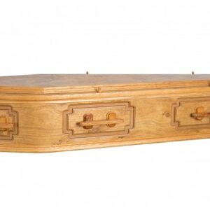 Knotty Oak With Kentwell Panel Coffin