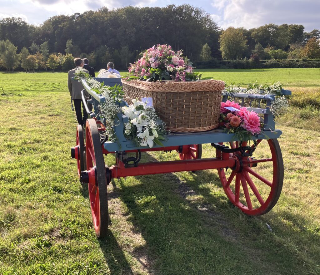 horse and cart funeral